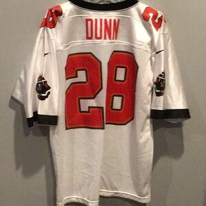 Nike NFL Tampa Bay Buccaneers Warwick Dunn football jersey